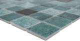 Hand sample swimming pool mosaic pool mosaic glass mosaic green anthracite iridescent wall floor kitchen bathroom shower MOS220-P56388_m