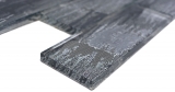 Hand pattern glass mosaic mosaic tile black with silver glossy wall kitchen bathroom shower MOS88-SW02_m