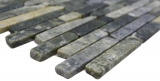 Hand-painted natural stone mosaic tiles marble green matt wall floor kitchen bathroom shower MOS40-0407_m