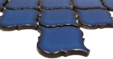 Hand-painted ceramic mosaic mosaic tiles cobalt blue glossy wall floor kitchen bathroom shower MOS13-P451_m