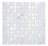 Glass mosaic mosaic tile small flip flop iridescent white multicolored MOS65-S10