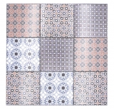 Self-adhesive mosaic mat vinyl retro country house style MOS200-S1404