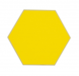 Self-adhesive hexagon vinyl mosaic tile yellow MOS200-S07