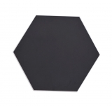 Self-adhesive hexagon vinyl mosaic tile black MOS200-S03