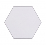 Self-adhesive hexagon vinyl mosaic tile white MOS200-S01