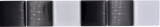 Glass mosaic mosaic tiles glass border black gray white glossy wall kitchen bathroom shower MOS92-BO19481_f
