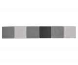 Mosaic border Borde mix gray ceramic MOS14BOR-0123