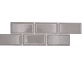 Mosaic border Metro uni stone gray MOS26BORM-0202