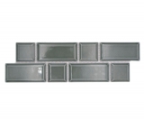 Mosaic border Metro uni petrol mix MOS26BORWM-0218