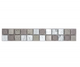Mosaic border Border glass mosaic resin mix silver structure MOS83BOR-CB33