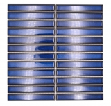 Ceramic mosaic cobalt blue glossy rod look mosaic tile kitchen wall tile backsplash bathroom shower wall MOS24-S40_f