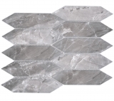 Ceramic mosaic gray matt stone look mosaic tile kitchen wall tile mirror bathroom shower wall MOS13-L0208_f