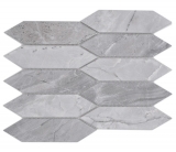 Ceramic mosaic light gray matt stone look mosaic tile kitchen wall tile backsplash bathroom shower wall MOS13-L0206_f