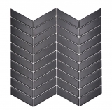 Ceramic mosaic black matt arrow look mosaic tile kitchen wall tile mirror bathroom shower wall MOS24-EV29_f
