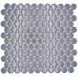 Ceramic mosaic gray blue glossy round look mosaic tile kitchen wall tile backsplash bathroom shower wall MOS10-0204GR_f