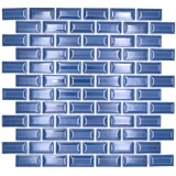 Ceramic mosaic cobalt blue glossy metro look mosaic tile kitchen wall tile backsplash bathroom shower wall MOS26-0414_f