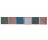 Border Border mosaic multicolored matt retro look mosaic tile kitchen wall tile mirror bathroom shower wall MOS24BOR-1234_f