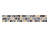 Border Border mosaic mix blue beige brown glossy mosaic tile kitchen wall tile mirror bathroom shower wall MOS92BOR-1302_f