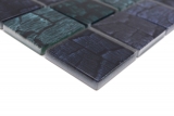 Hand-painted glass mosaic mosaic tile stone look forest dark green black anthracite MOS88-59P_m
