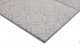 Hand pattern self-adhesive mosaic mat vinyl shabby chic gray ornament MOS200-SCELLO_m