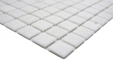 Hand sample glass mosaic mosaic tile white II MOS200-A02_m