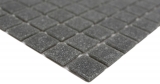 Hand sample glass mosaic pool mosaic floating mosaic gray basalt look dark gray MOS200-A09_m