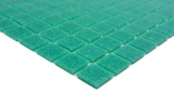 Hand-painted glass mosaic pool mosaic floating mosaic turquoise green spots MOS200-A63_m