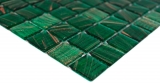 Hand-painted glass mosaic mosaic tile opal green copper iridescent MOS230-G28_m