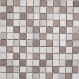 Jasba Senja Pure mosaic ceramic stoneware wood-mix matt wood look kitchen bathroom shower MOSJB05 1 mat
