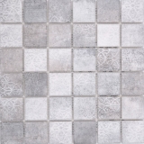 Jasba Ronda mosaic ceramic stoneware cement-mix matt cement look kitchen bathroom shower MOSJBR201 1 mat
