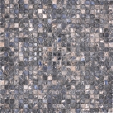 Jasba Agrob Buchtal Fresh Marble & More mosaic ceramic stoneware illusion dark glossy marble look kitchen bathroom shower MOSJBMM28 1 mat