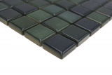 Hand pattern Jasba Agrob Buchtal Fresh mosaic ceramic stoneware forest green mix glossy kitchen bathroom shower MOSJBF216_m