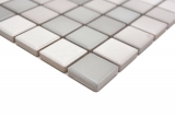 Hand pattern Jasba Agrob Buchtal Fresh mosaic ceramic stoneware warm grey mix glossy kitchen bathroom shower MOSJBF220_m