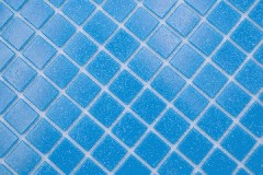 Hand sample mosaic tile glass mosaic Classic Uni glass uni blue paper-bonded pool mosaic swimming pool mosaic MOS200-A14-P_m