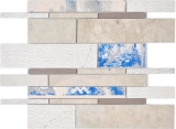 Composite marble/ceramic mix gray 3F mosaic tile wall tile backsplash kitchen bathroom MOS180-D09STG_f