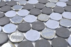 Hand pattern round ECO mix color wall tile backsplash kitchen shower bathroom MOS129-R05_m
