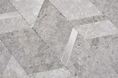 Hand sample arrow vinyl stone effect Cement light grey/Silver wall tile backsplash MOS200-2CLG_m