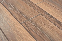 Hand sample composite aluminum wood look Wood brown Level wall tile mirror MOS200-51WBL_m