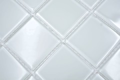 Hand pattern square Crystal uni white wall tile backsplash kitchen shower bathroom MOS78-0101_m