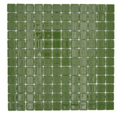 Mosaic tile Pool mosaic Swimming pool mosaic Green Olive green Moss green Shower wall SPAIN MOS220-25602U