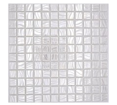 Mosaic tile pool mosaic swimming pool mosaic white cream silver gloss metallic shower wall SPAIN MOS220-78252U