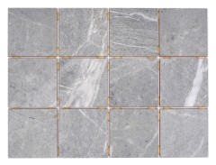 Ceramic mosaic tile Grey Anthracite Matt stone effect Piastrella MOS22-BH172_f | 10 mosaic mats