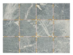 Ceramic mosaic tile gray-green matt stone look Piastrella MOS22-BH395_f | 10 mosaic mats