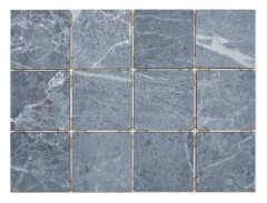Ceramic mosaic tile gray blue matt stone look Piastrella MOS22-BH808_f | 10 mosaic mats