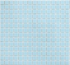 Swimming pool mosaic tile Pool mosaic Glass mosaic Light blue paper-bonded - MOS200-A11-P_f