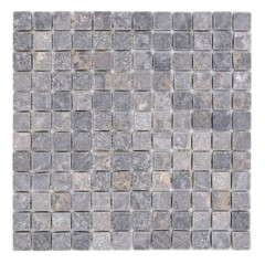 Marble mosaic Light gray Grey Anthracite Natural stone Antique MOS36-TN23_f