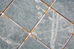 Hand-painted ceramic mosaic tile gray-green matt stone look Piastrella MOS22-BH395_m