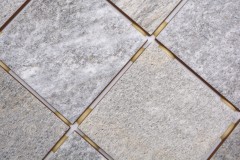 Hand-painted ceramic mosaic tile cream gray anthracite matt stone look Piastrella MOS22-BH957_m