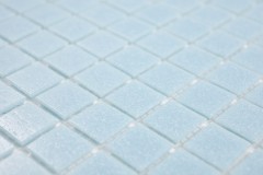 Hand sample swimming pool mosaic tile pool mosaic glass mosaic light blue paper-bonded - MOS200-A11-P_m