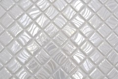 Hand sample mosaic tile pool mosaic swimming pool mosaic white cream silver gloss metallic shower wall SPAIN - MOS220-78252U_m